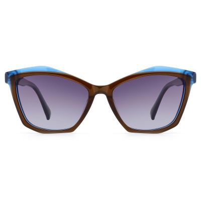 Two-Tone Cat Eye Acetate Glasses