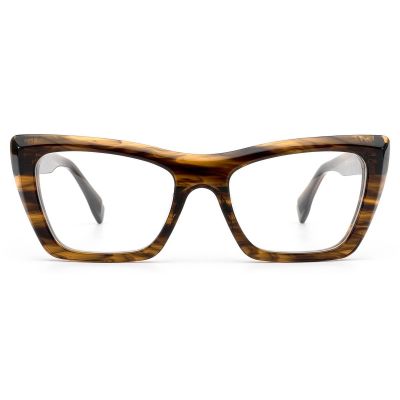 Cat Eye Square Acetate Glasses