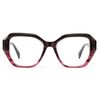 Geometric Square Acetate Glasses