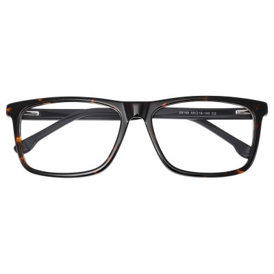 Classic Square Acetate Glasses - Dark Havana Tortoise