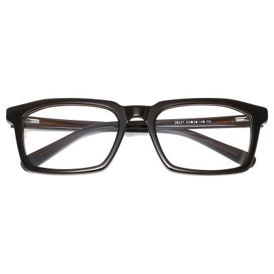 Timeless Square Acetate Optical Frame - Glossy Black