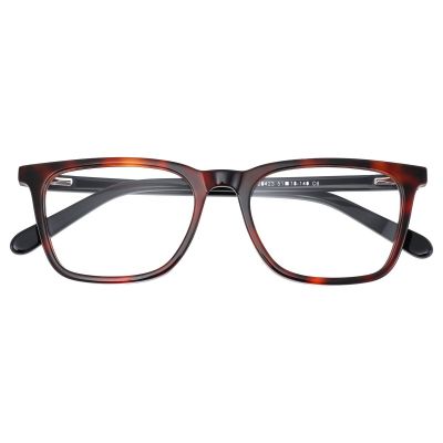 Vintage Square Acetate Frame - Classic Demi Tortoise