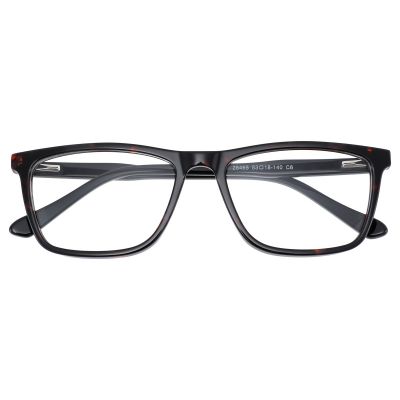 Timeless Rectangular Acetate Frame - Glossy Black