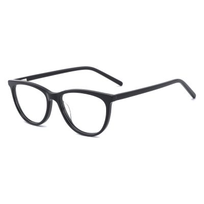 Playful Cat-Eye Acetate Frame - Transparent Magenta Pink