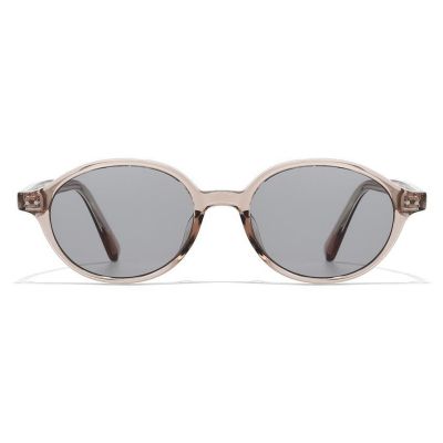 Pink Oval Sunglasses Transparent Rose
