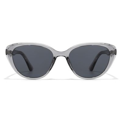 Clear Cat Eye Sunglasses Transparent Gray