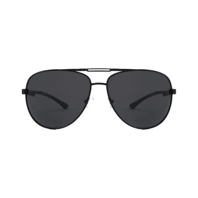Large Aviator Metal Sunglasses for Wide Faces