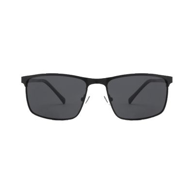 Oval Metal Sunglasses with Slim Rims