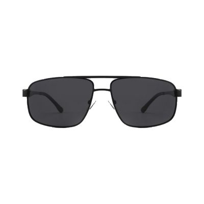 Large Rectangle Navigator Metal Sunglasses