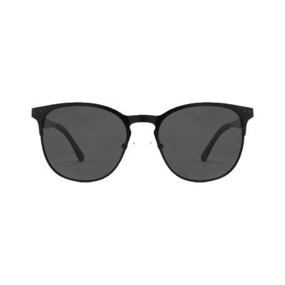 Clubmaster Oval Metal Sunglasses