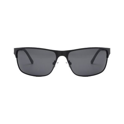 SEARAY Aluminium Rectangular Sunglasses with Matte Finish