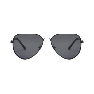 SEARAY Square Metal Sunglasses with Double Bridge