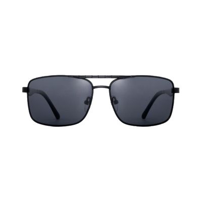 Square Pilot Navigator Metal Sunglasses