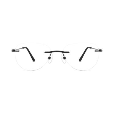 Soft Round Rimless Metal Optical Frames