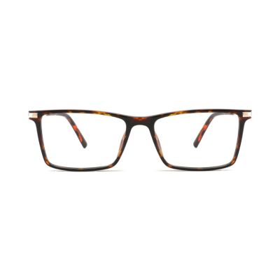 Tortoise Rectangular TR90 Frames with Metal Temples