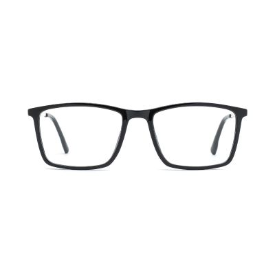 Balanced Rectangular TR90 Frames with Metal Temples