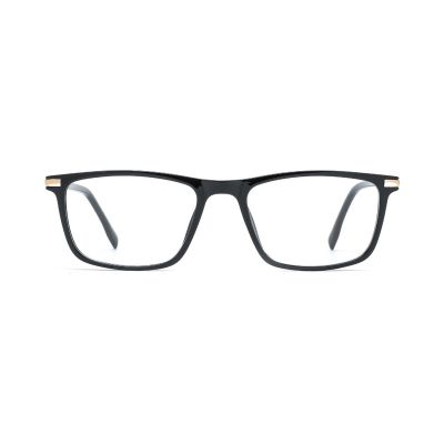 Business Rectangular TR90 Frames with Metal Temples