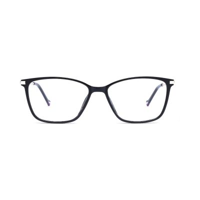 Feminine Cat-Eye TR90 Frames with Metal Temples
