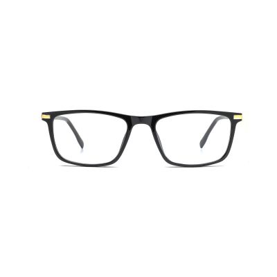 Classic Rectangular TR90 Frames with Metal Temples