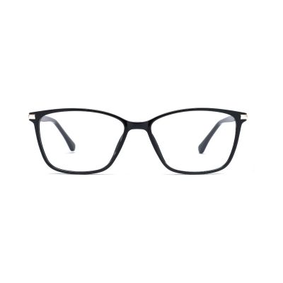 Wearable Rectangular TR90 Frames with Metal Temples