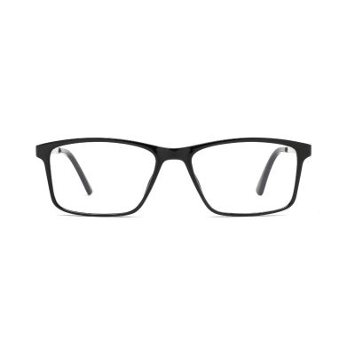Straight Rectangular TR90 Frames with Metal Temples