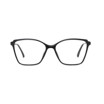 Angular Cat-Eye TR90 Frames with Metal Temples