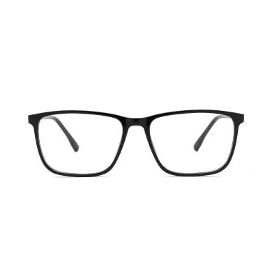 Polished Rectangular TR90 Frames with Metal Temples
