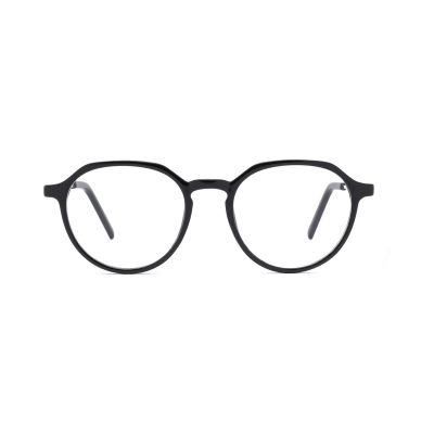 Geometric Round TR90 Optical Frames with Metal Temples