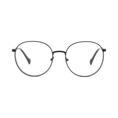 Panto Round Metal Optical Frame with Clean Slim Lines