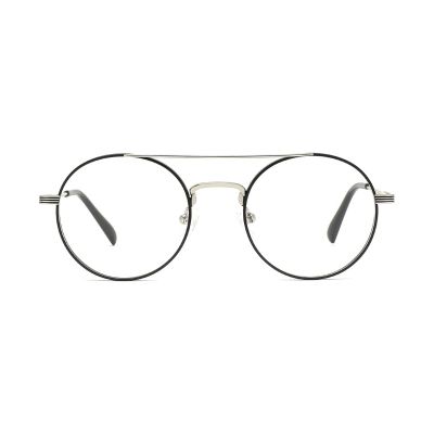 Panto Round Double-Bridge Metal Optical Frame