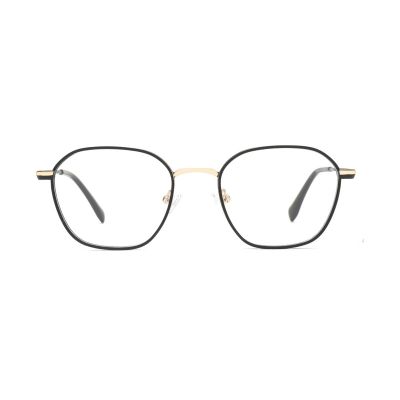 Soft Geometric Square Metal Optical Frame