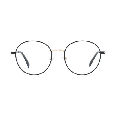 Round Two-Tone Metal Optical Frame