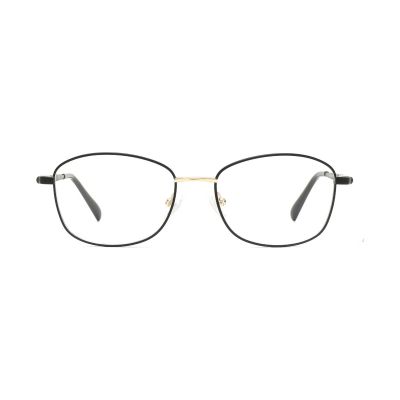 Rounded Rectangular Two-Tone Metal Optical Frame