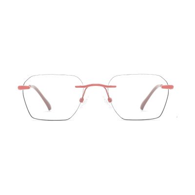Ultra-Light Rimless Three-Piece Metal Optical Frame