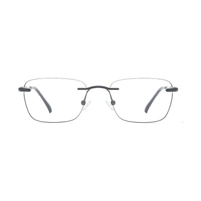 Refined Rimless Three-Piece Metal Optical Frame