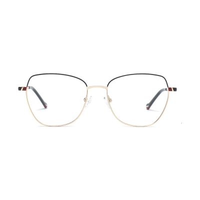 Minimalist Soft Square Metal Eyeglasses Frame