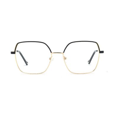 Polished Cat-Eye Square Metal Frame
