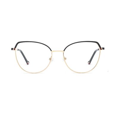 Graceful Cat-Eye Metal Optical Frame