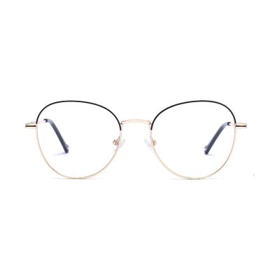 Classic Round Metal Eyeglasses Frame