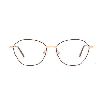 Two-Tone Round Metal Optical Frame