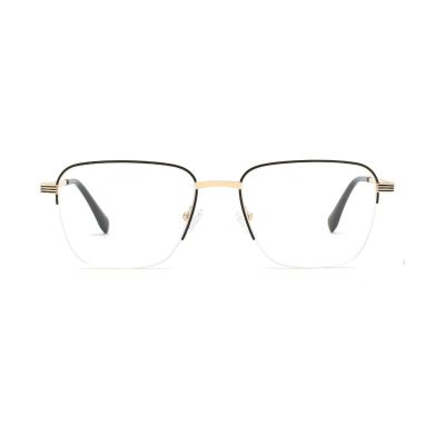 Minimal Half-Rim Metal Optical Frame