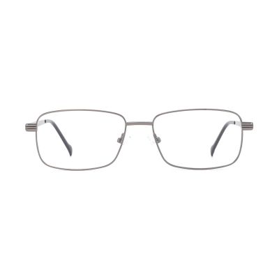 Gunmetal Rectangular Metal Optical Frame