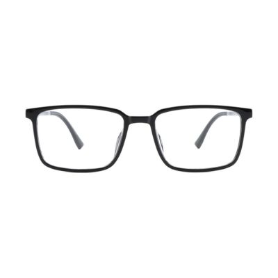 Bold Square ULTEM Eyeglasses with a Thick Chunky Frame