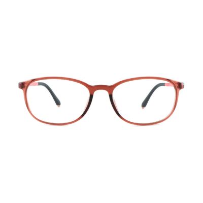 Warm Rounded Rectangle ULTEM Prescription Glasses