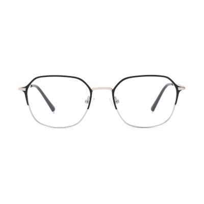 Modern Geometric Rounded Polygon Metal Optical Frame