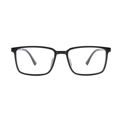 Bold Square ULTEM Eyeglasses with a Thick Chunky Frame