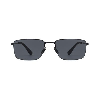 Rectangular Metal Sunglasses with a Sharp Contemporary Silhouette