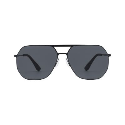 Classic Double-Bridge Navigator Aviator Sunglasses