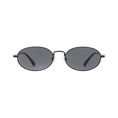 Soft Oval Metal Sunglasses with a Smooth Rounded Profile