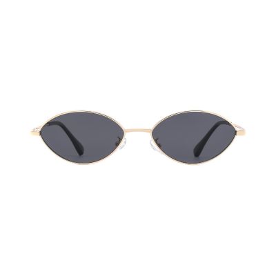 Elongated Navigator Metal Sunglasses with a Slim Pilot Shape